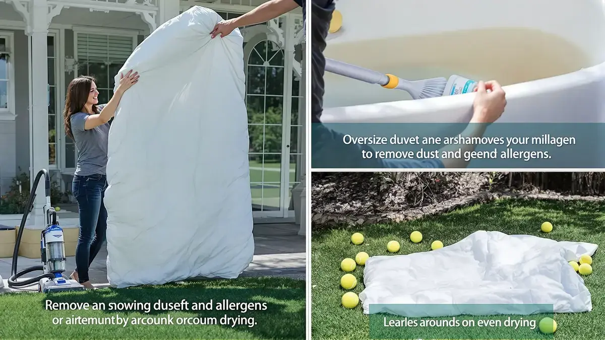 Scopri come lavare un piumone oversize senza dover investire in una macchina più grande