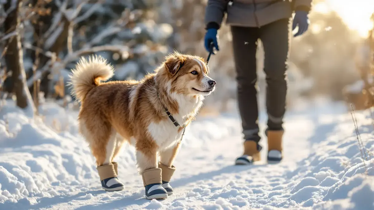 I veterinari avvertono sulle precauzioni da prendere per portare a spasso il cane con freddo